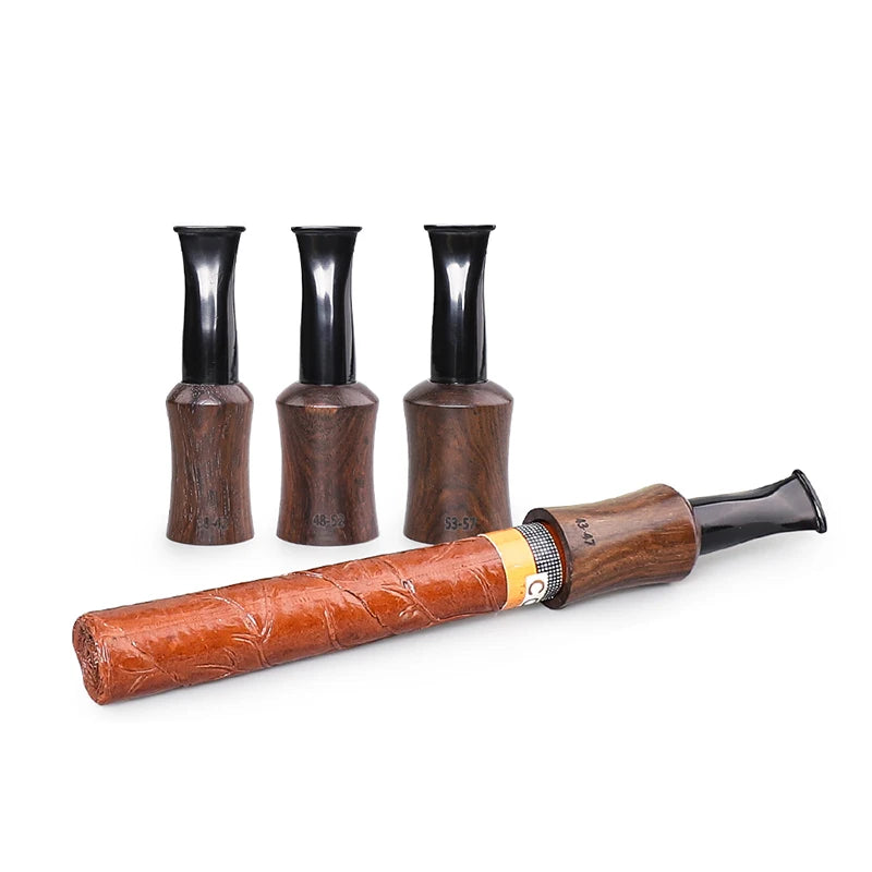 Four Piece Ebony Cigar Holder