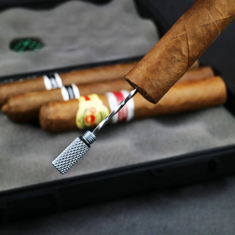 Stainless Steel Cigar Draw Enhancer