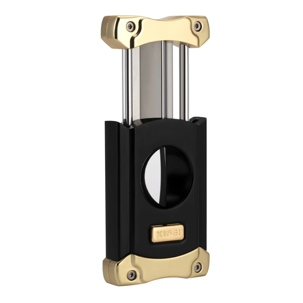 XIFEI Stainless Steel Cigar V-Cut with Built-in Punch