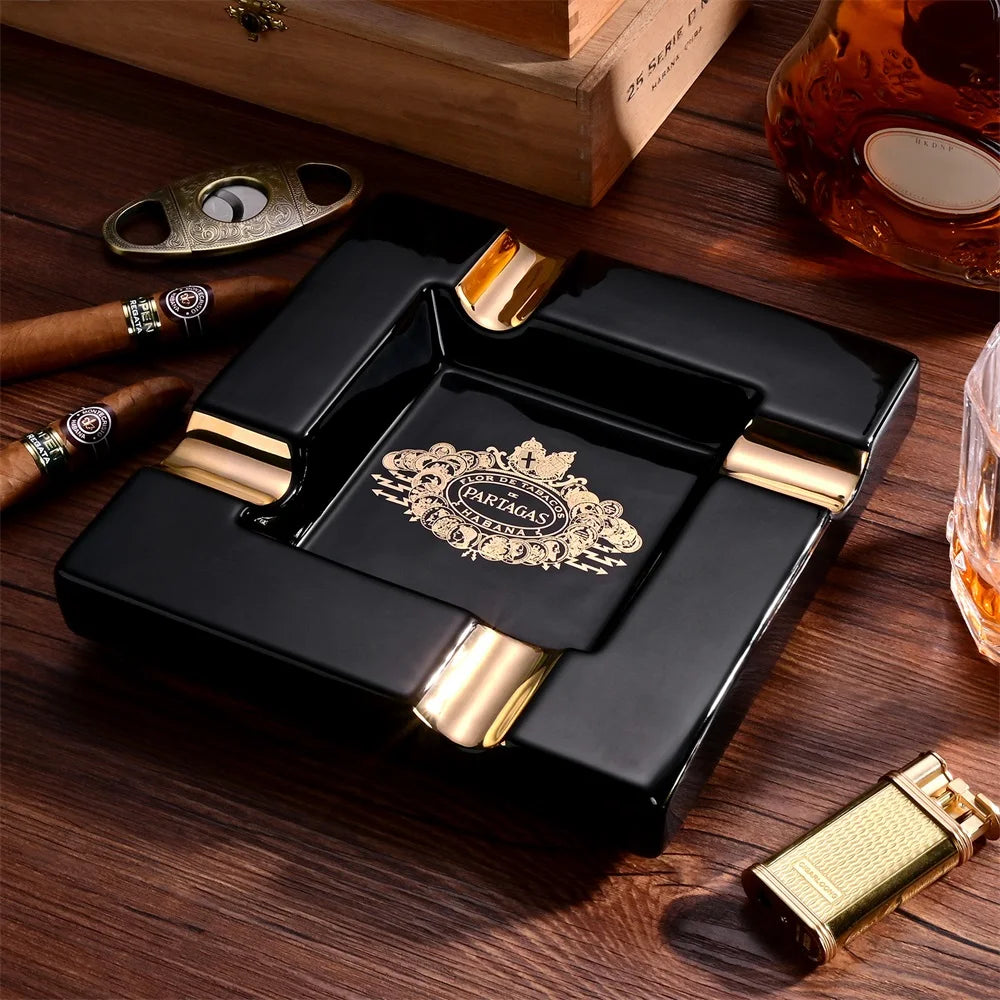 Ceramic Cigar Ashtray Square