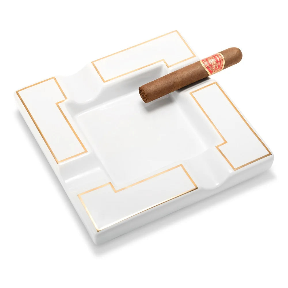 Ceramic Cigar Ashtray Square
