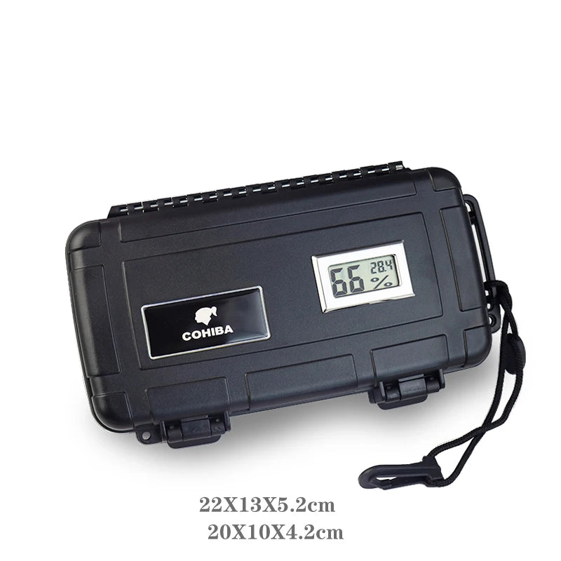Travel Humidor With digital humidity display