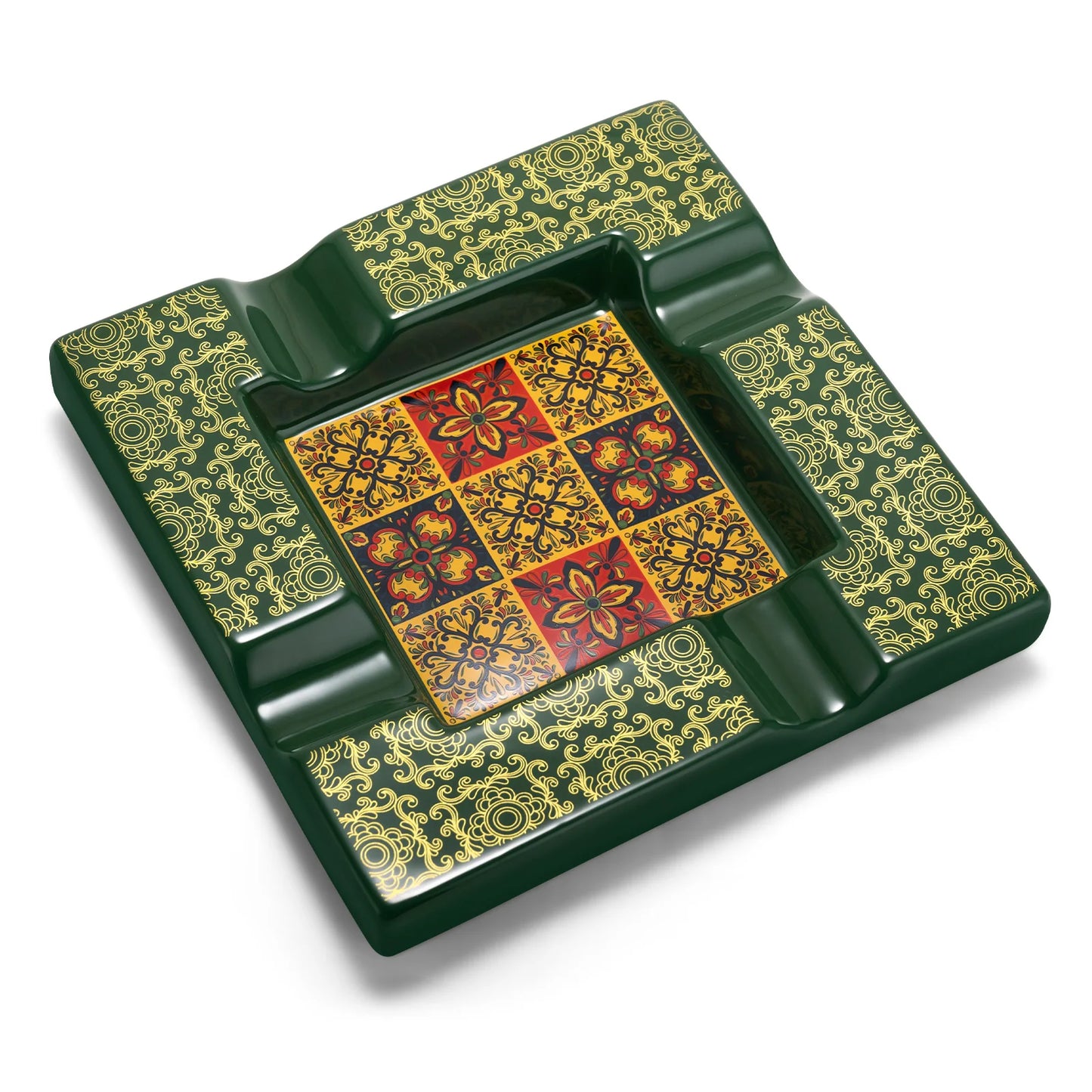 Ceramic Cigar Ashtray Square