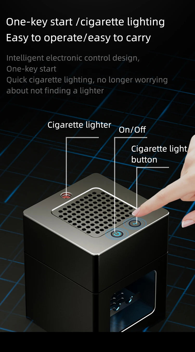 Smokeless Desktop Air Purifying Ashtray