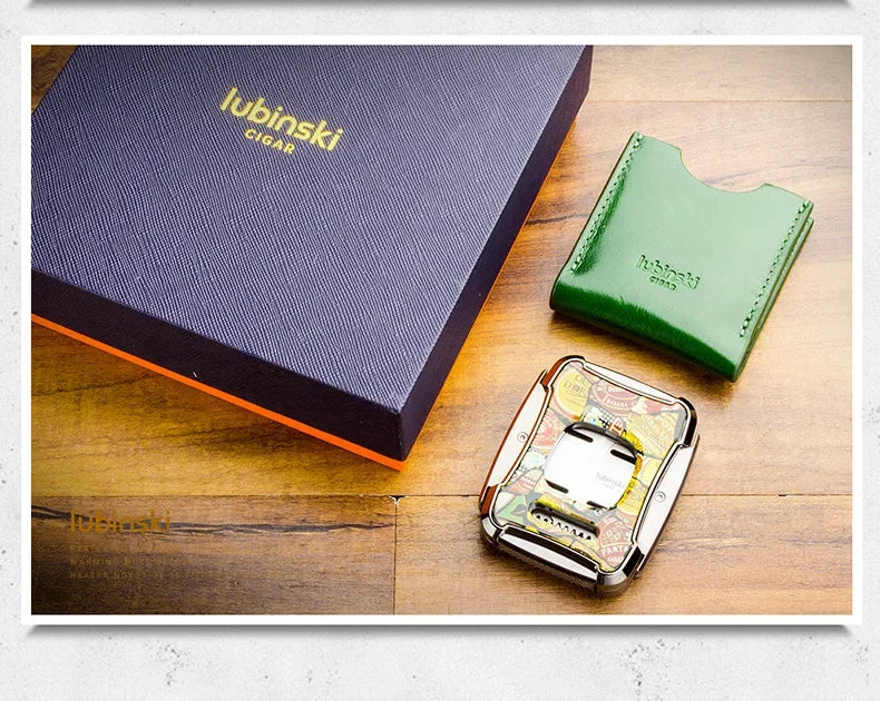LUBINSKI Stainless Steel Cigar Cutter