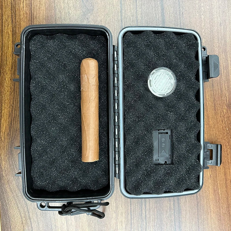 Travel Humidor With digital humidity display