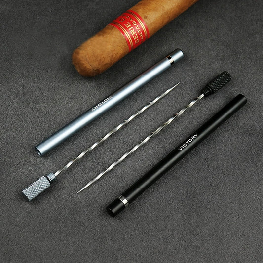 Stainless Steel Cigar Draw Enhancer