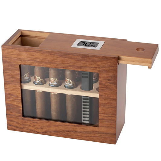 Cedar Wood Glass Window Humidor