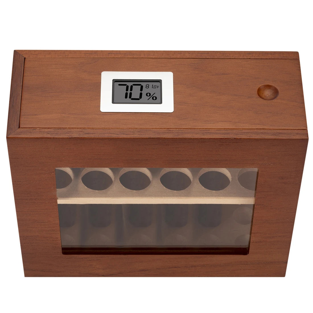 Cedar Wood Glass Window Humidor