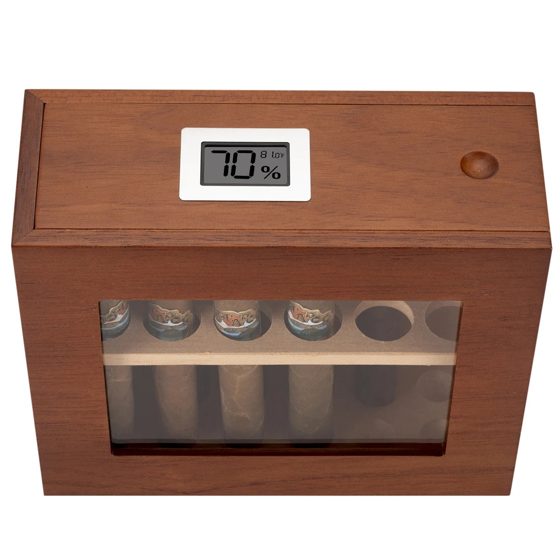 Cedar Wood Glass Window Humidor