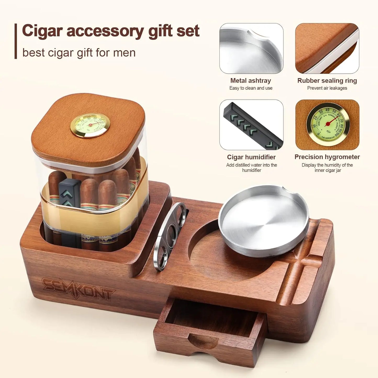 Tabletop Cigar Station