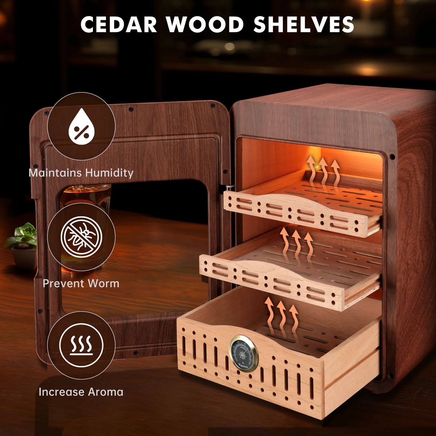 XIFEI Cigar Humidor 150ct