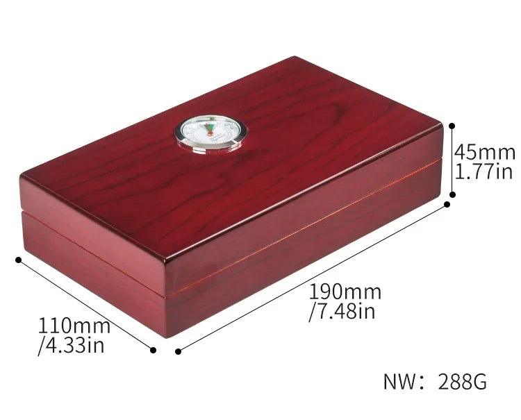 Cedar Wood Travel Cigar Humidor