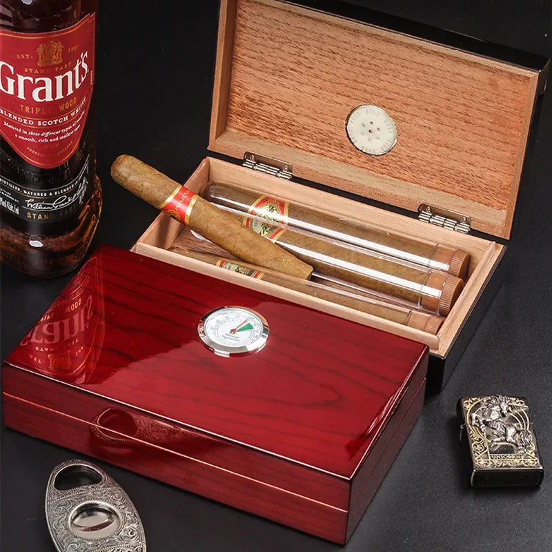 Cedar Wood Travel Cigar Humidor