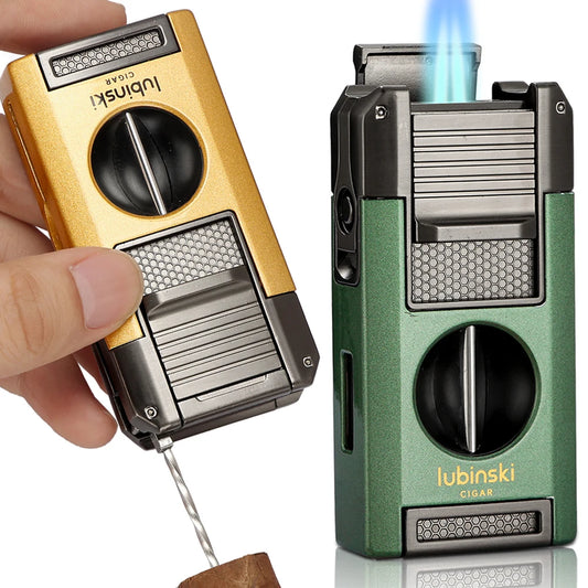 LUBINSKI Double Torch Lighter Multi Tool